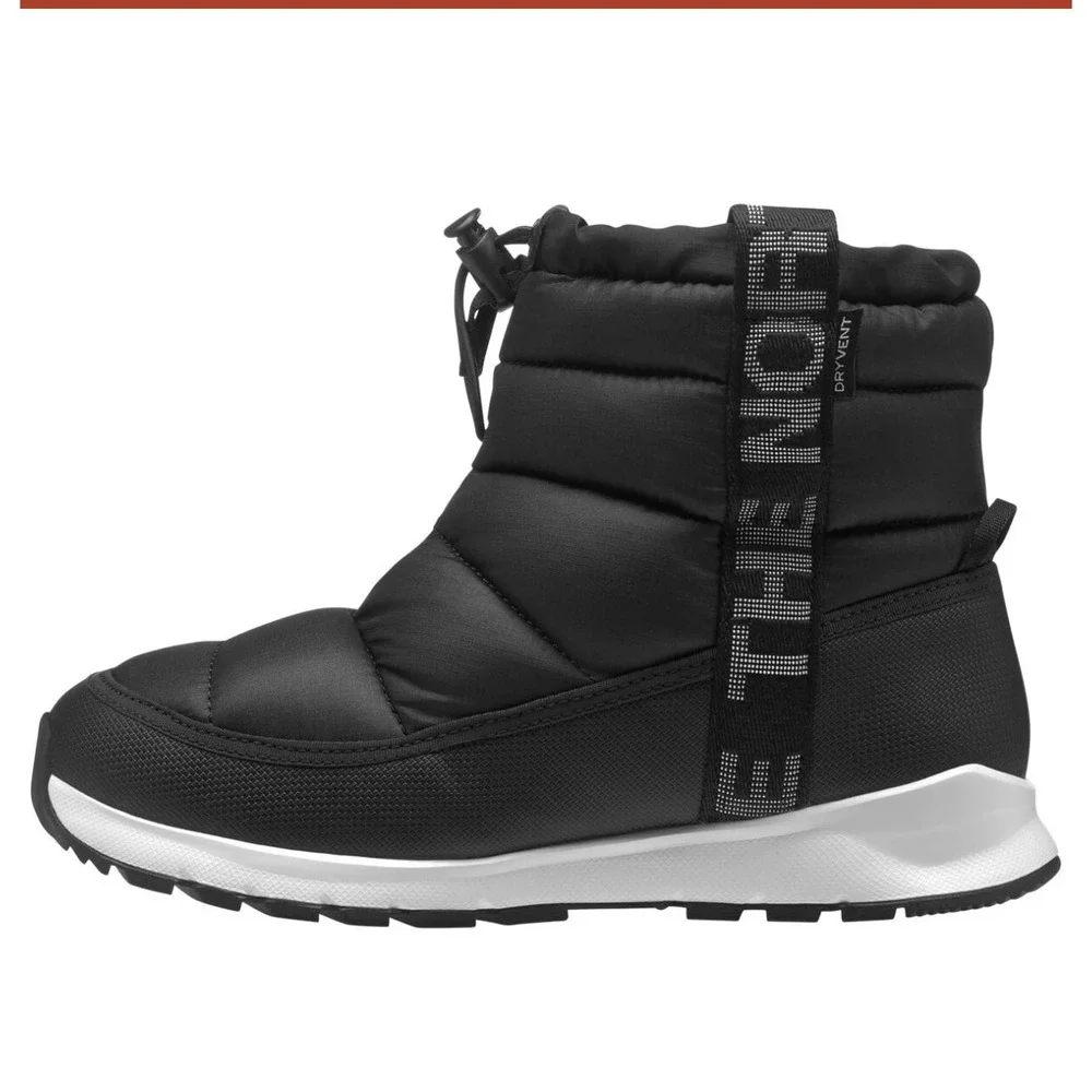 The North Face Kids ThermoBall Traction Bootie Black Snow Boots US 3